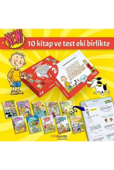 Onburda 2.Sınıf Short Storıes 10 Lu Hikaye Seti ürün görseli 1
