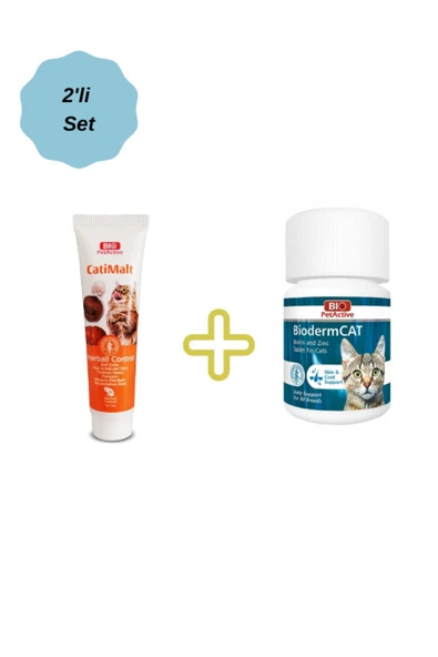 Biopetactive Biodermcat 100 tablet + Catimalt 100 ml - Resim 2