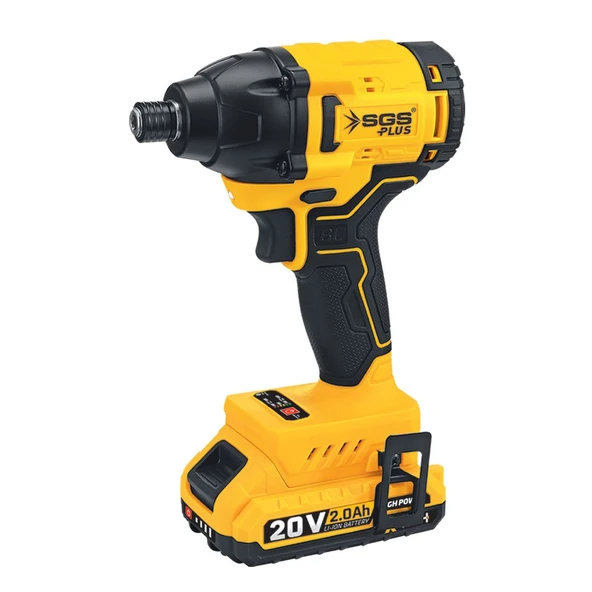 SGS PROFESYONEL DARBELİ VİDALAMA SETİ 330 Nm Tork 20V 2x2.0Ah (KÖMÜRSÜZ MOTOR) ürün görseli 1