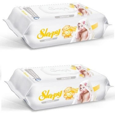 Sleepy Islak Havlu Sensitive 90'lı ürün görseli 1