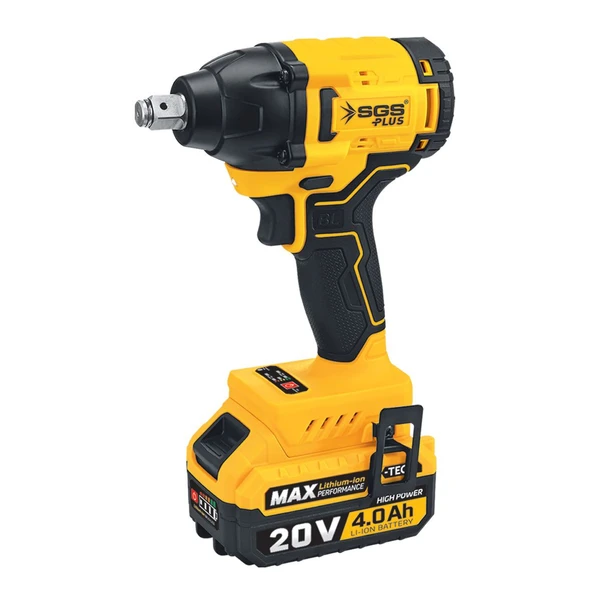 SGS PROFESYONEL DARBELİ SOMUN SIKMA SETİ 330 Nm Tork 20V 1/2 2x4.0Ah (KÖMÜRSÜZ MOTOR) ürün görseli 1