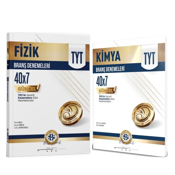 Bilgi Sarmal TYT Fizik ve Kimya 40 x 7 Deneme Seti ürün görseli 1