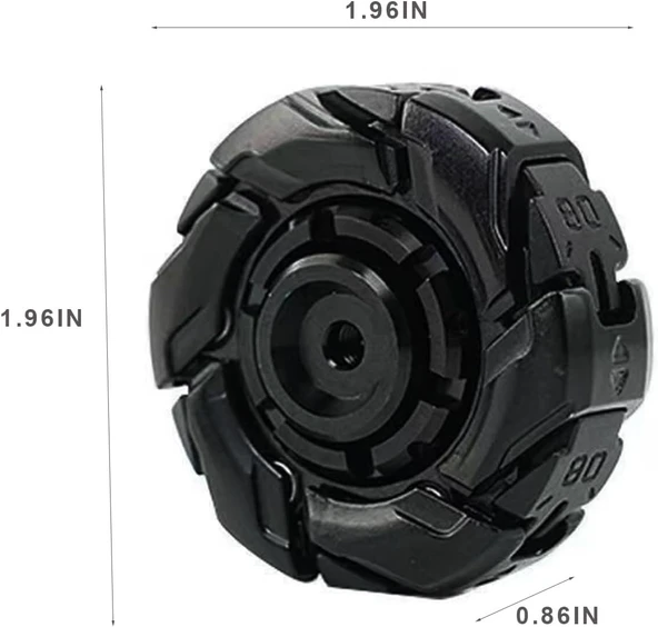 EDC Yeni Nesil Stres Çarkı Angry 08 (Black) - Resim 2
