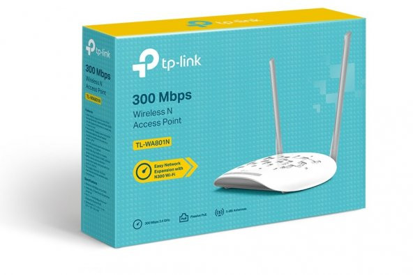 TP-Link TL-WA801N 300Mbps Wireless N Access Point - Resim 4