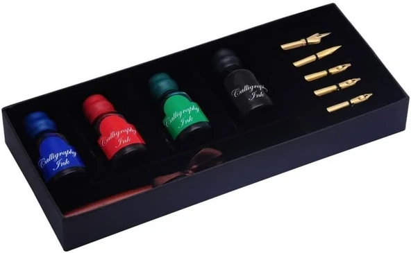 Steelpen Calligraphy Serisi Cs1509 Ahşap Kaligrafi Kalem Seti ürün görseli 1