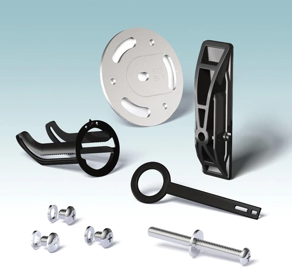 Moen Sma1005Ch Evde Bakım Securemount Çapa, 1 Çapa, Krom - Resim 4