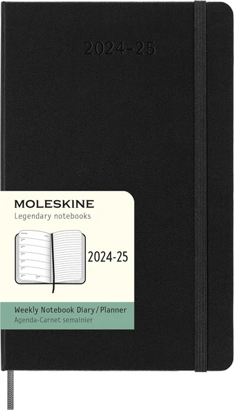 Moleskine Haftalık Planlayıcı 2024-2025, Ajanda, Haftalık, 18 Ay 2025, Notlar Için Yerli, Sert Kapak ürün görseli 1