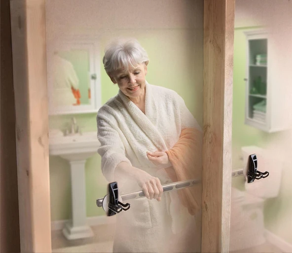 Moen Sma1005Ch Evde Bakım Securemount Çapa, 1 Çapa, Krom - Resim 3