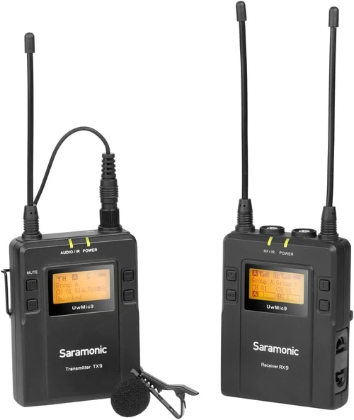 Saramonic İphone Uwmic9 Rx9 +Tx9 Uhf Wireless Mikrofon - Resim 4