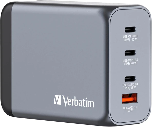 Verbatim 32204 - V Gnc-200 Gan Şarj Hızlı Şarj Aleti 200W ürün görseli 1