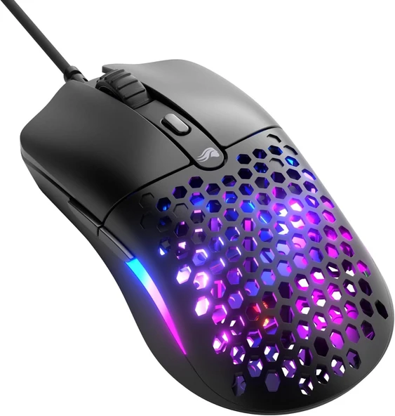 Glorious Model O Eternal Rgb Kablolu Gaming Mouse - 55G Ağırlık - Rgb - 6 Tuş - 12.000 Dpı - Siyah ürün görseli 1