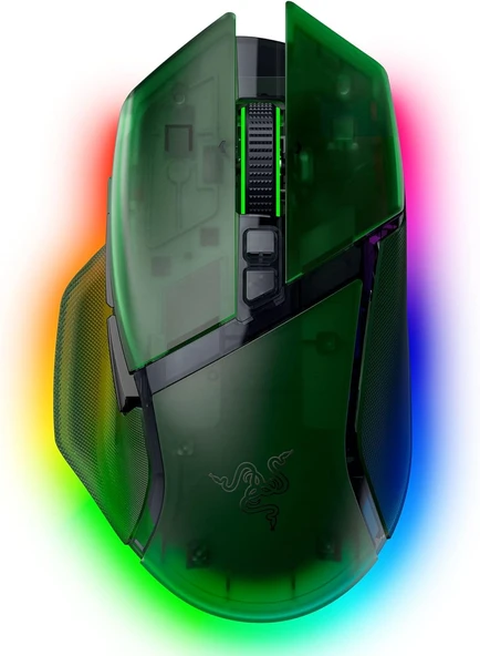 Razer Basilisk V3 Pro 35K Phantom Green Edition - Tamamen Özelleştirilebilir Kablosuz Ergonomik Rgb ürün görseli 1