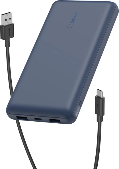 Belkin Usb C Taşınabilir Şarj Cihazı 20000 Mah, Usb Tip C Giriş Çıkış Bağlantı Noktalı 20K Güç Banka ürün görseli 1
