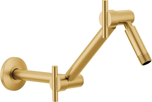 Moen S116Bg Acc-Premium 16 Inç Döner Ayarlanabilir Duş Kolu, Fırçalanmış Altın ürün görseli 1