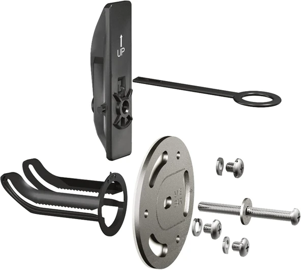 Moen Sma1005Ch Evde Bakım Securemount Çapa, 1 Çapa, Krom ürün görseli 1