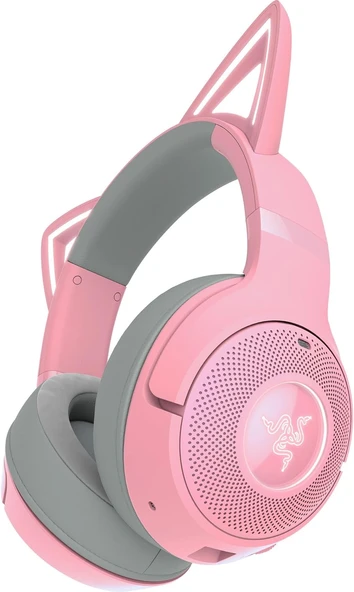Razer Kraken Kitty V2 Bt - Kitty Kulaklı Kablosuz Bluetooth Rgb Kulaklık (Bluetooth 5.2, Triforce 40 ürün görseli 1