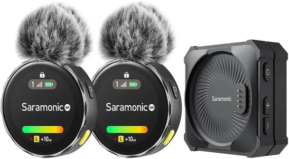 Saramonic Blinkme B2 Kameralar Için Kablosuz Yaka Mikrofonları, Akıllı Telefon Dslr Bilgisayar Gürül ürün görseli 1