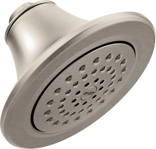Moen S6312Epbn Icon 5-7/8" Eco-Performance One-Function Showerhead With 1.75 Gpm Flow Rate, Brushed ürün görseli 1