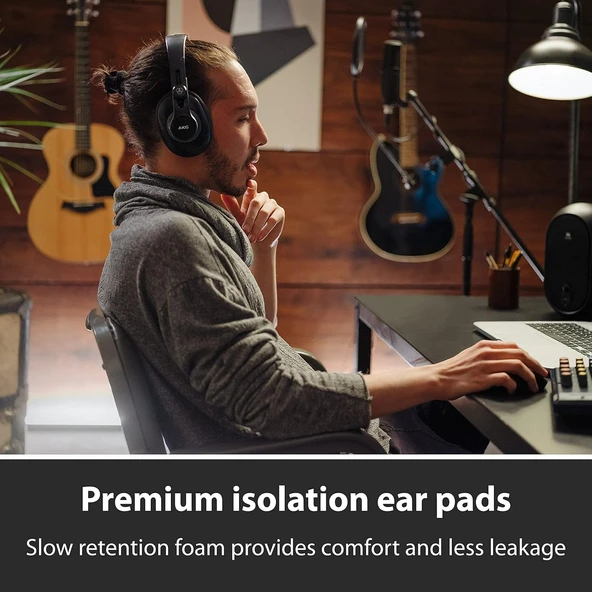 Akg K371 Kulak Üstü Stüdyo Kulaklık - Resim 3