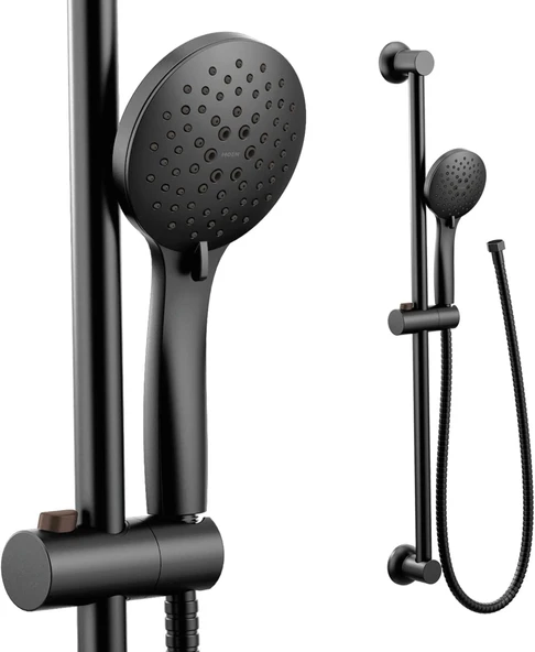 Moen 3558Epbl Eco-Performance 5-Function El Duşu 76,8 Cm Sürgülü Bar Ve 159,8 Cm Hortum, Mat Siyah ürün görseli 1