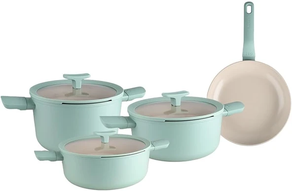 Berghoff Leo Balance 7 Parça Tencere Seti Mint ürün görseli 1