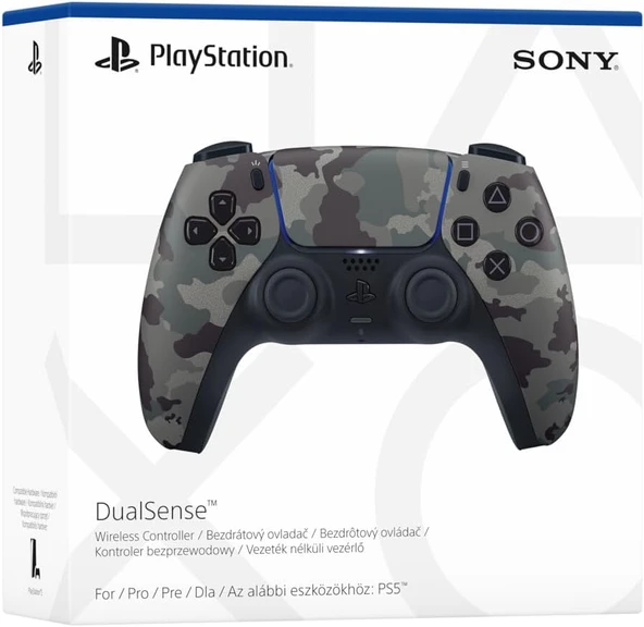 Sony Playstation 5 Dualsense Wireless Controller Oyun Kolu - Ds Gray Camouflage V2 (Bilkom - Resmi D ürün görseli 1