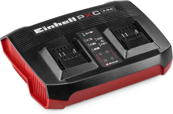Orijinal Einhell Şarj Cihazı Power X-Change Çift Şarj Cihazı 4 Ah Power X-Change (18 V, 2 X 18 V Akü ürün görseli 1