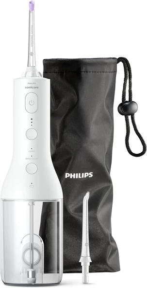 Philips Sonicare Power Flosser 3000 Kablosuz Ağız Duşu, Hızlı Ve Etkili Diş Arası Temizliği, Quad St ürün görseli 1