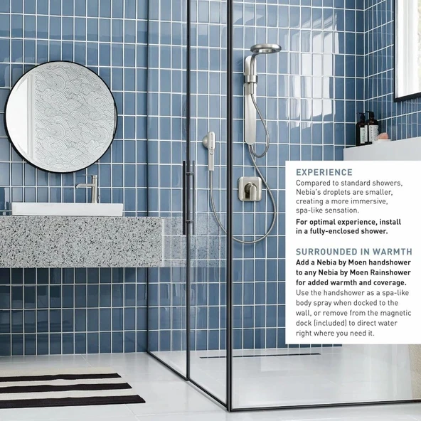 Moen N214H0Ch Spa El Duşu, Krom/Beyaz - Resim 5