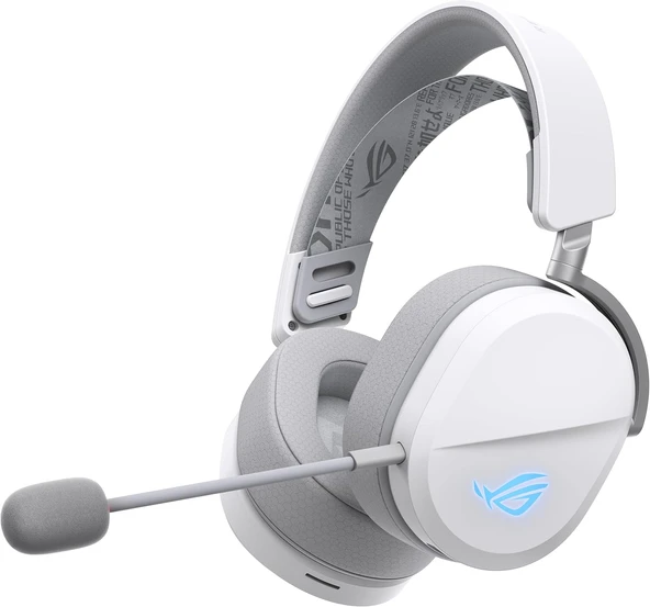 Asus Rog Pelta White Kablosuz Rgb Oyun Kulaklığı (Rog Speednova, Bluetooth, 2,4 Ghz, Usb-C, 50 Mm Ro ürün görseli 1