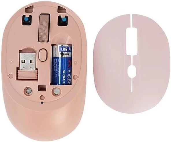 Hp M231 Bluetooth & Wireless Dual Mode Kablosuz Sessiz Mouse Pembe - Resim 7