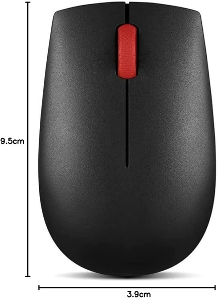 Lenovo Essential Compact Wirel, Siyah - Resim 5