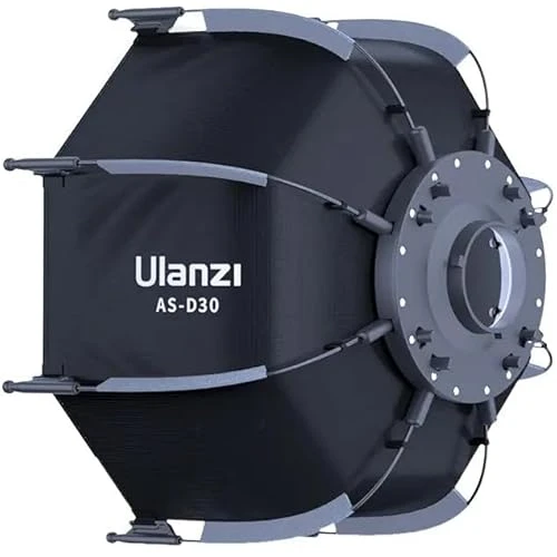 Ulanzi As-D30 30Cm Mini Bowens Montajlı Ve Izgaralı Sekizgen Softbox ürün görseli 1