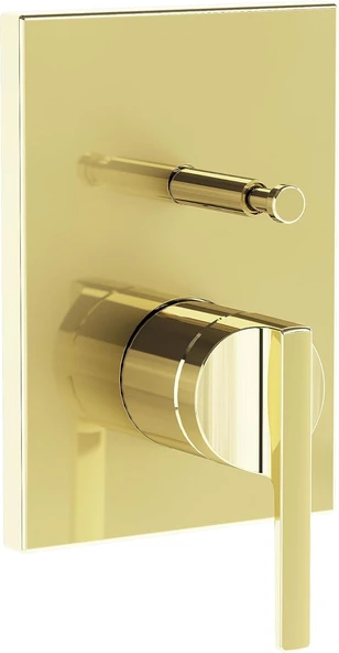 Vitra Suit A4283874 Ankastre Banyo Bataryası, Sıva Üstü, Soft Altın ürün görseli 1