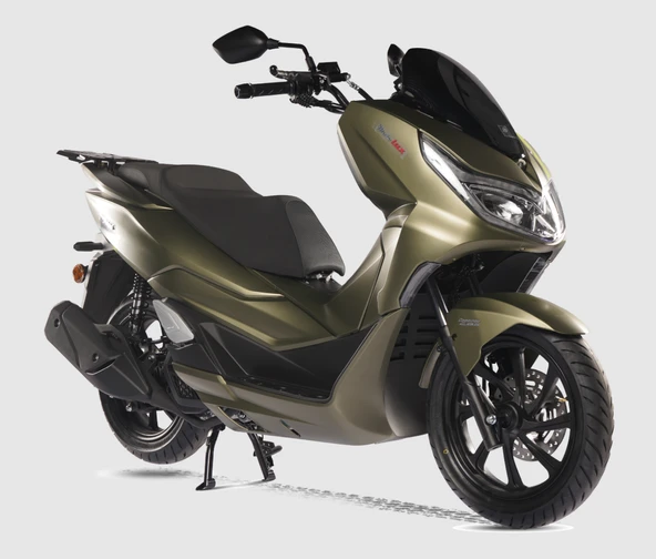 Motolüx Mcx 125 cc Benzinli Scooter Sıvı Soğutmalı Yeşil Renk ürün görseli 1