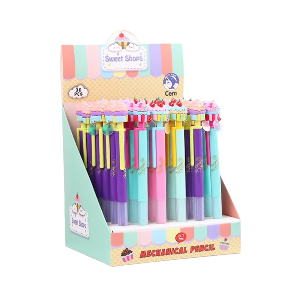 Dolphin Versatil Kalem (Mekanik Kurşun Kalem) Cupcake 0.7Mm Cf-7018 (36 Lı Paket) ürün görseli 1
