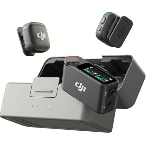DJI Mic 3 Kablosuz Mikrofon Seti (2 Kişilik) ( Distribütör Garantili ) ürün görseli 1