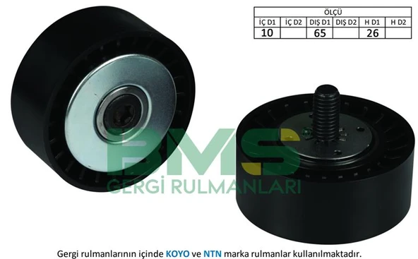EKSANTRİK GERGİ RULMANI ANTARA 07 CAPTIVA 2.0D 06 CRUZE 09 LACETTI 07 NUBIRA 05 ürün görseli 1