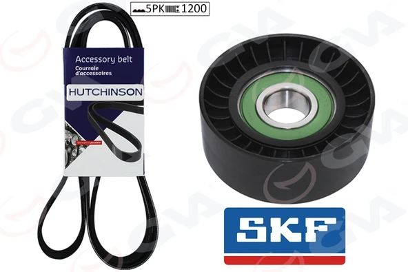 ALTERNATÖR GERGİ KİTİ KÜTÜKSÜZ CLIO II - MEGANE II 1.4-1.6 16V-1.5 DCİ - MODUS AC K015PK1200 ürün görseli 1