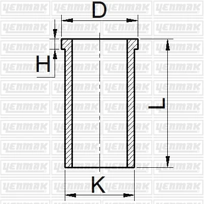 MOTOR GÖMLEĞİ M131 DOĞAN 1600 84.00 ÇAP STD 1402127000STD ürün görseli 1