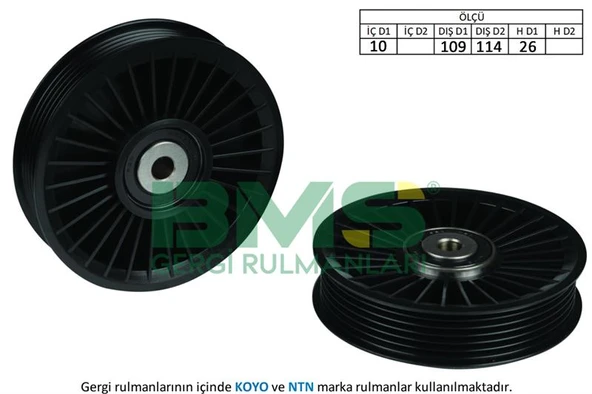 ALTERNATÖR GERGİ RULMANI ASTRA F-G- OMEGA B- VECTRA B-C-ZAFIRA 2.0DTI 16V- SIGNUM 3.2-2.0DTI-2.2DTI ürün görseli 1