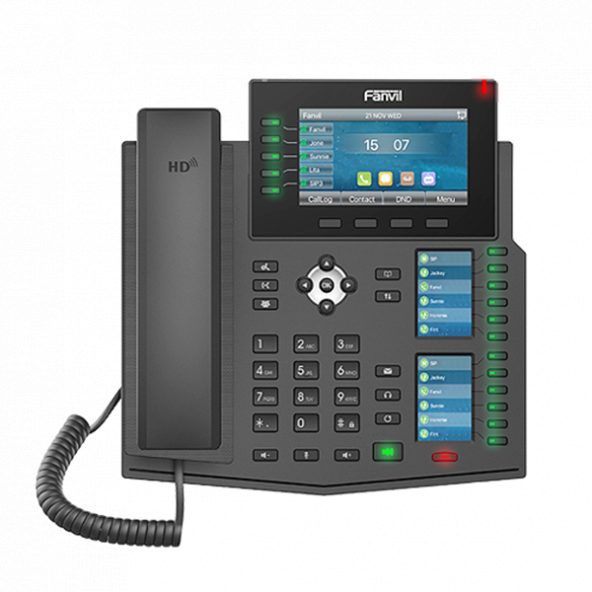 Fanvil X6U IP Telefon RENKLİ EKRAN POELİ ürün görseli 1
