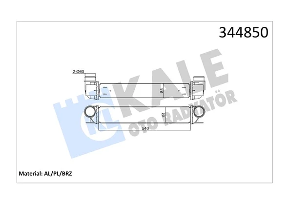 TURBO RATURBO RADYATORU BMW E39 M47 M57 ürün görseli 1