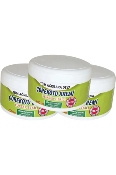 Corex Çörek Otu Kremi Green Box 3 Tane Birden 200 ml ürün görseli 1