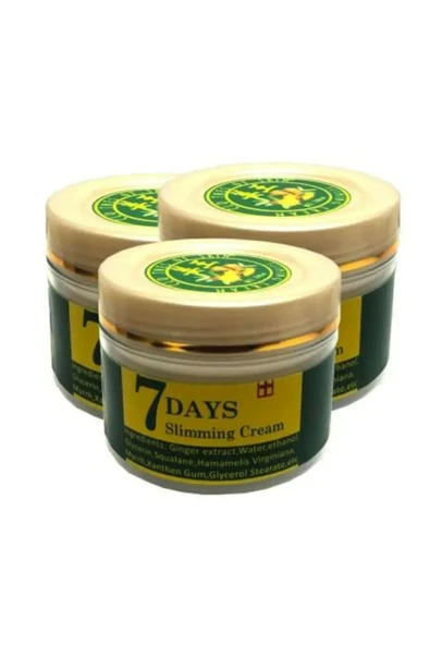 7 Days Slimming Cream 100 ml Vücut Bakım Kremi Zencefil Mucizesi 3 Adet ürün görseli 1