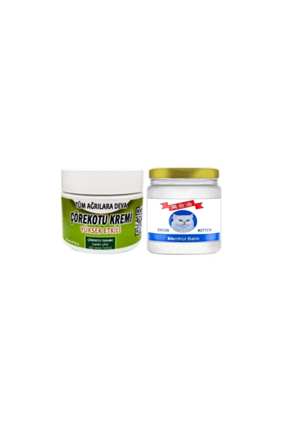 Çörek Otu Kremi Orta Boy  100 ml Krem - Snow Kitten Menthol Balm 50 ml ürün görseli 1