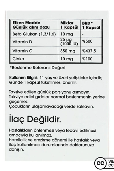 Imuneks Micro-glucan Plus 30 Kapsül - Resim 3