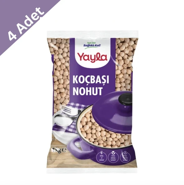 Yayla Koçbaşı Nohut 1 kg x 4 Adet ürün görseli 1