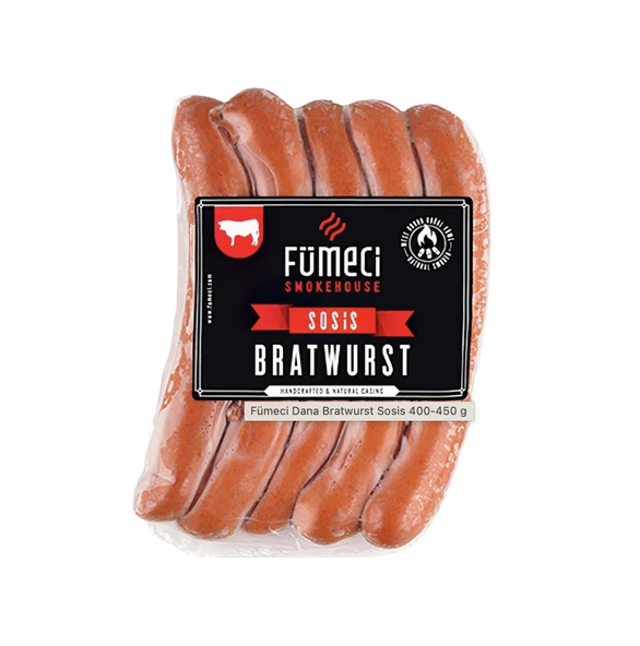 Fümeci Dana Bratwurst Sosis 400-450 g ürün görseli 1