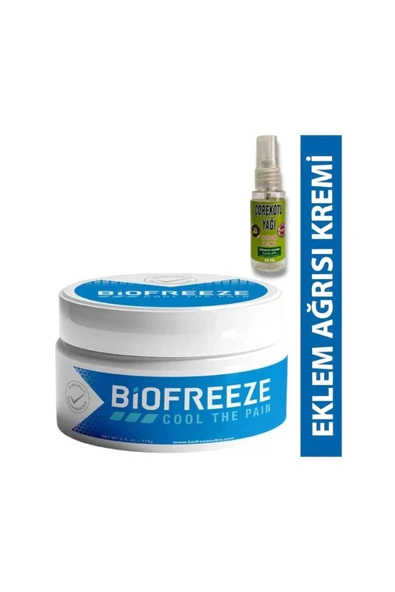 Biofreeze 150 ml Rahatlatıcı Masaj Kremi + Çörek Otu Yağı 30 ml Hediye ürün görseli 1